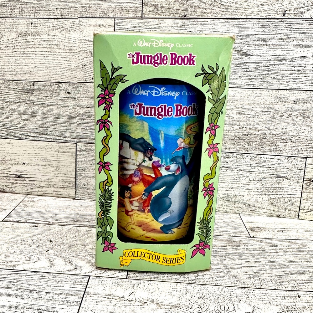 Walt Disney Collector Series VTG Jungle Book 1994 Burger King Plastic Cup In Box